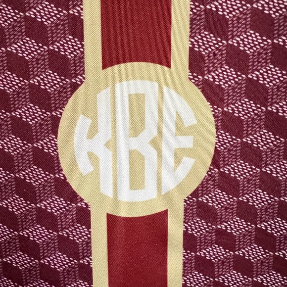 Barrington Burgundy and Brown Tote Bag - Picture 11 of 11